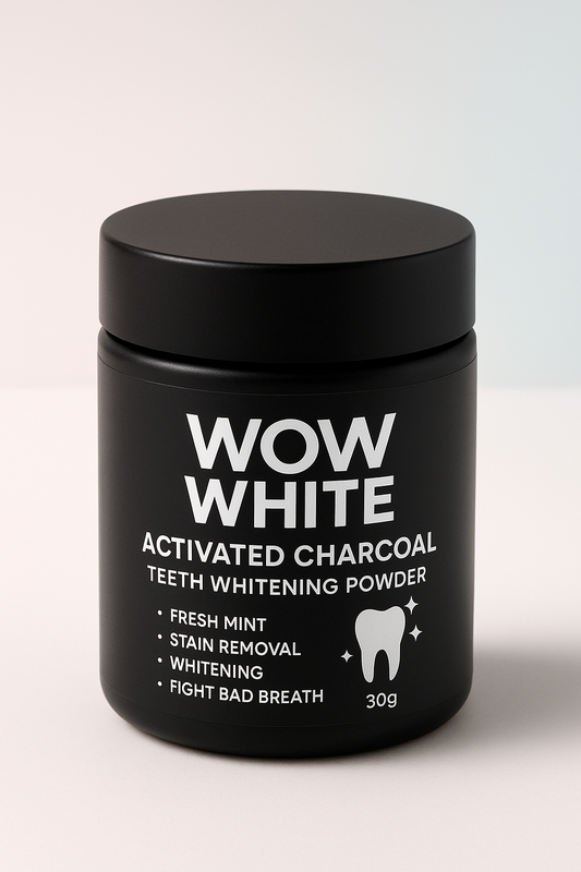 Wow White (Activated Charcoal Teeth Whitening Powder)