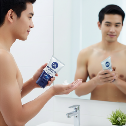 Nivea Men Facial Foam Extra White Dark Spot Minimizer 100ml