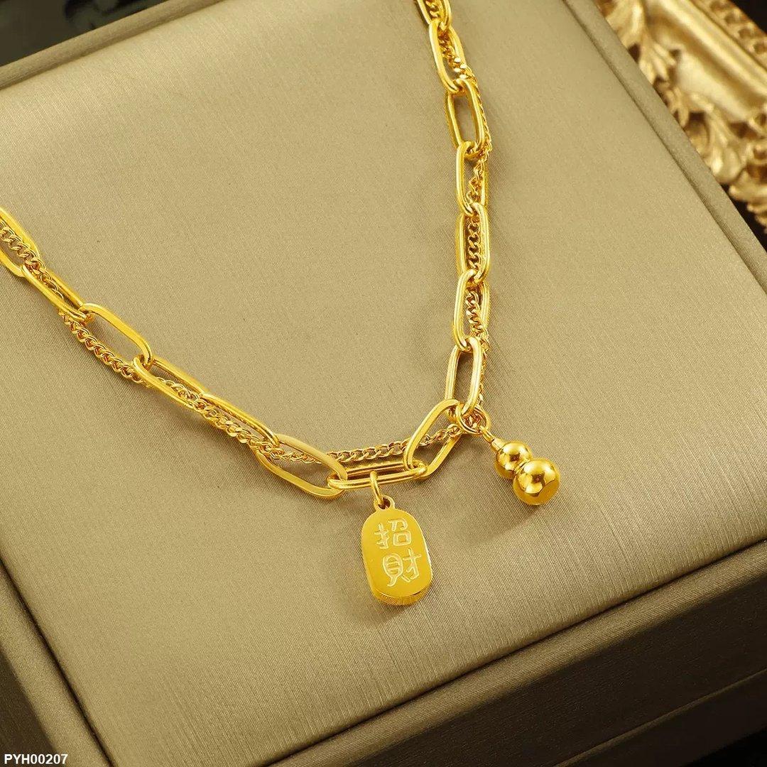 PYH00207 DGF Stainless Steel Chain Anklet Single - PYH